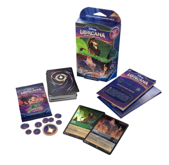 Disney Lorcana : Shimmering Skies Starter Deck - Emerald and Steel